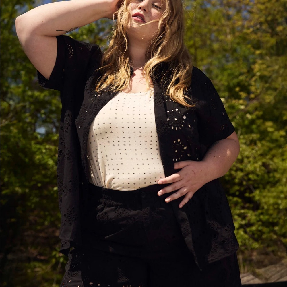 Universal Standard Eyelet Blouse